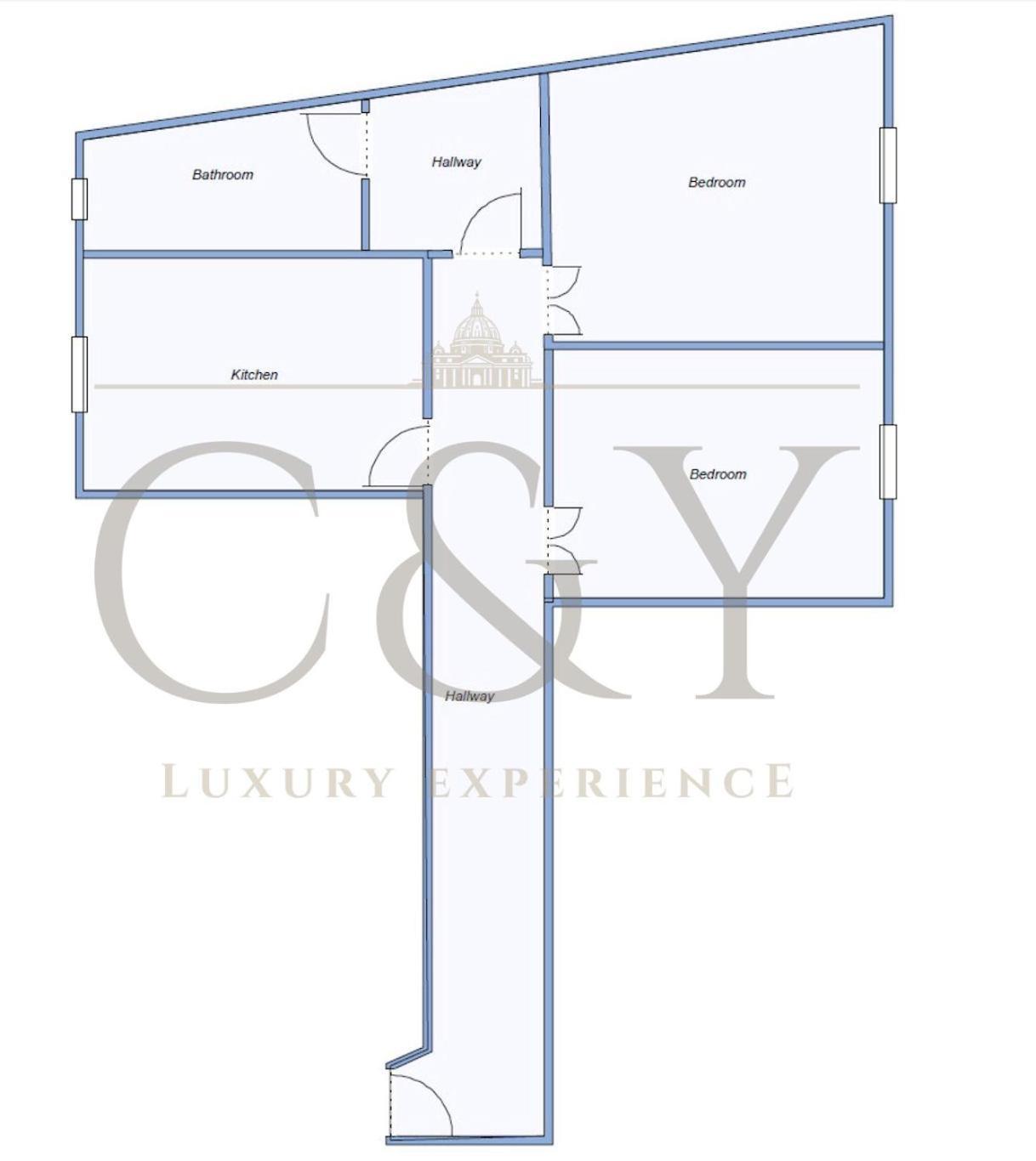 C&Y Apartments - Roma Prati - Luxury Double Studio With Kitchen Экстерьер фото